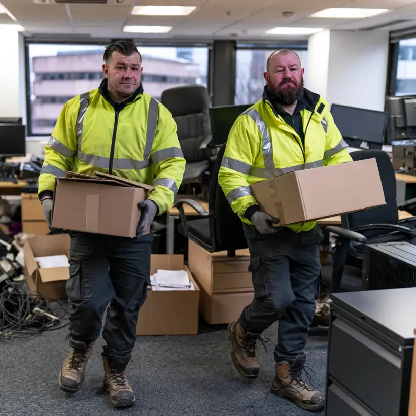 A mixed household waste load sorted for recycling and energy recovery in Scotland
